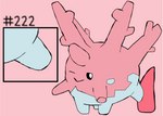 ambiguous_gender corsola digital_media_(artwork) duo erection feet foot_fetish foot_play footjob generation_2_pokemon genitals hi_res male nintendo penis pokemon pokemon_(species) secretsableye sex simple_background tapering_penis