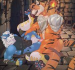 Rating: e
ID: 5350073
Date: 2025-02-03 21:58:39 -0500
Status: active
Score: 49
alternate_color anal anal_penetration anthro arcanine belzaurus_(artist) bulge dungeon duo feet felid foot_fetish foot_lick foot_play generation_1_pokemon hi_res licking lying male male/male mammal muscular nintendo on_back pantherine pawpads penetration pokemon pokemon_(species) smile spread_legs spreading tiger tongue post #5350073