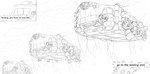 absurd_res aircraft anthro canid canine comic dieselpunk digital_drawing_(artwork) digital_media_(artwork) english_text fantasy hi_res kofomy mammal military monochrome simple_background speech_bubble text vehicle white_background