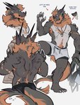 Rating: s
ID: 5555042
Date: 2025-05-07 11:16:34 -0400
Status: active
Score: 52
absurd_res anthro arm_scar arm_spikes armpit_hair back_scar body_hair bottomwear chest_scar chest_tuft claws clock clothing dragon dripping_wet ear_piercing english_text eyebrows facial_horn facial_piercing finger_claws fur furgonomic_bottomwear furgonomics furred_dragon furred_scalie happy_trail hi_res horn jewelry male muscular mythological_creature mythological_scalie mythology neck_tuft necklace nose_horn nose_piercing nose_ring orange_body orange_fur overcyan piercing rear_view red_eyes ring_piercing scalie scar shark_tooth_necklace shorts shoulder_spikes solo spikes spikes_(anatomy) standing text toe_claws towel tuft watch wet post #5555042