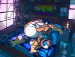Rating: s
ID: 4472574
Date: 2023-12-14 17:05:41 -0500
Status: active
Score: 43
4:3 action_figure alarm_clock anthro arm_around_arm bear bed bed_frame bedding bedroom belly big_belly blanket book bottomwear breeze brown_body brown_fur cactus chest_markings clock clothing collar cougar cuddling curtains drawer duo felid feline flag flag_on_wall footwear fur furniture hair hand_holding hand_on_belly hand_on_hand hi_res hybrid inside lamp lava_lamp lemito lgbt_pride light lying male male/male mammal markings moobs moonlight muscular muscular_anthro muscular_male night nipples on_back on_front open_mouth open_window orange_body orange_fur overweight overweight_anthro overweight_male pantherine photo plant pride_color_flag pride_colors rainbow_flag rainbow_pride_colors rainbow_pride_flag rainbow_symbol red_hair red_nipples red_stripes shadow shelf shoes shorts six-stripe_rainbow_pride_colors size_difference sleeping slippers smaller_male soul_nero stripes tail tiger tired tora_(soul_nero) wall_(structure) white_body white_fur white_hair window post #4472574
