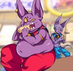 Rating: s
ID: 5355847
Date: 2025-02-06 17:01:49 -0500
Status: active
Score: 49
alien anthro beerus belly bottomwear brother_(lore) brothers_(lore) bulge burrito champa clothed clothing domestic_cat dragon_ball dragon_ball_super duo eating felid feline felis food hi_res male mammal navel overweight pants purple_body salamikii sibling_(lore) taco topless topless_anthro post #5355847