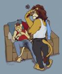 2d_animation alcohol animated anthro anthro_on_anthro beverage bodily_fluids clothing drunk duo father_(lore) father_and_child_(lore) father_and_son_(lore) felid furniture genital_fluids junior_(puddlepup) lion liondad_(puddlepup) male mammal motion_tweening pantherine pants_wetting parent_(lore) parent_and_child_(lore) parent_and_son_(lore) peeing_on_furniture plantigrade puddlepup short_playtime simple_background sofa son_(lore) substance_intoxication urine watersports wet wet_clothing wetting