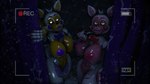 16:9 2024 3d_(artwork) animatronic camera_overlay canid canine crossgender deskai digital_media_(artwork) duo female five_nights_at_freddy's five_nights_at_freddy's_world fox funtime_foxy_(fnaf) hi_res high-angle_view lolbit_(fnaf) looking_at_viewer machine mammal mtf_crossgender robot scottgames sister_location source_filmmaker_(artwork) widescreen