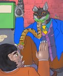Rating: s
ID: 5408488
Date: 2025-03-02 20:24:15 -0500
Status: active
Score: 2
5:6 anthro black_body black_fur blue_eyes bodily_fluids bottomwear brick_wall brown_body brown_fur canid canine clothing coat crouching digital_drawing_(artwork) digital_media_(artwork) duo fangs feral footwear forked_tongue fur fur_markings green_eyes gun hands_up hi_res holding_gun holding_object holding_ranged_weapon holding_weapon humanoid intimidation jewelry looking_at_another magic magic_user male mammal markings multicolored_body multicolored_fur mythological_canine mythological_creature mythology necklace necktie newspaper notched_ear on_ground outside pants pupils ranged_weapon reptile saliva saliva_string scalie scared shirt shoes slit_pupils snake stubble tail teeth tongue topwear trash_can vampire vest wall_(structure) weapon werecanid werecanine werecreature werewolf white_body white_fur wispypie post #5408488