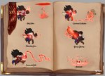 anthro black_hair book chibi electricity english_text hair hassan_vharr_ombrelune hi_res lagomorph lightning long_ears magic_user male mammal ponytail red_electricity red_lightning_bolt solo text trans_(lore) trans_man_(lore) tyunre