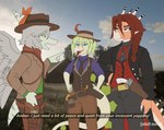 Rating: s
ID: 4725609
Date: 2024-04-17 01:19:32 -0400
Status: active
Score: 55
2_frame_animation 3d_background 5_fingers adolescent adult_swim alternative_fashion amber_(snoot_game) amber_eyes animated anthro aquilops arm_feathers back_plates black_clothing black_coat black_topwear blue_body blue_eyes blue_scales braided_hair braided_ponytail brown_hair cartoon_network cavemanon_studios ceratopsian cheek_spikes claws clothed clothing coat colored crossdressing cynthia_(snoot_game) dialogue dialogue_box digital_media_(artwork) dinosaur elbow_feathers english_text facial_horn facial_spikes feathered_wings feathers female finger_claws fingers frill_(anatomy) furgonomic_hat furgonomic_headwear furgonomics gesture green_clothing green_hair green_shirt green_topwear grey_body grey_clothing grey_feathers grey_hair grey_shirt grey_topwear group gun gun_belt hair hand_gesture hand_on_hip handgun hat hat_feather head_bow head_crest head_frill head_spikes headgear headwear hi_res holster holstered_revolver horn j-fashion jacket jaw_spikes long_tail looking_at_another loose_feather maria_(snoot_game) markings necktie nose_horn open_mouth orange_body orange_scales ornithischian ouji_(fashion) outside pointing ponytail prehistoric_species prometheuzone pterodactylus pterosaur purple_clothing purple_shirt purple_topwear ranged_weapon reptile revolver scales scalie scarf screencap screencap_background shirt short_hair short_playtime short_tail snoot_game snout spiked_tail spikes spikes_(anatomy) stegosaurian striped_markings striped_tail stripes tail tail_markings tail_plates tan_body tan_clothing tan_jacket tan_scales tan_topwear text thyreophoran tongue topwear trio vest weapon wings young post #4725609