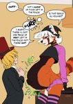 Rating: q
ID: 5611056
Date: 2025-05-31 06:27:37 -0400
Status: active
Score: 28
ailurid anthro beanie bedroom_eyes belly belly_grab big_belly black_beanie black_clothing black_hat black_headwear blonde_hair blue_eyes bodily_fluids bottomwear bulge burping clothing comic crop_top digestion_noises drooling duo eyelashes femboy green_eyes hair hat headgear headwear hi_res huge_belly human imminent_vore legwear long_eyelashes male mammal narrowed_eyes nervous pink_bottomwear pink_clothing pink_shorts red_panda saliva seductive shirt shorts stuffing suit teasing thigh_highs threatening_vore topwear tsavo vore white_hair post #5611056