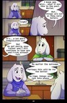 absolutedream absurd_res asriel_dreemurr boss_monster_(undertale) bovid caprine comic delta_rune_(emblem) dialogue duo english_text frisk_(undertale) fur hi_res horn human long_ears mammal symbol text toriel undertale undertale_(series) white_body white_fur