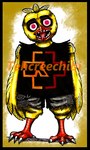 Rating: s
ID: 5605065
Date: 2025-05-28 17:23:25 -0400
Status: active
Score: 3
2015 3_fingers 3_toes anthro artist_name avian beak bird black_border black_bottomwear black_clothing black_eyebrows black_shirt black_shorts black_tank_top black_topwear blonde_hair border bottomwear chica_(fnaf) chicken claws clothing english_description eyebrows feather_hair feather_hands feathers feet female female_anthro fingers five_nights_at_freddy's flat_chested front_view full-length_portrait galliform gallus_(genus) hair light lighting looking_at_viewer marker_(artwork) open_beak open_mouth orange_beak pen_(artwork) phasianid portrait pseudo_hair rammstein red_eyes red_tongue scottgames shaded sharp_teeth shirt short_hair shorts simple_background solo talons tank_top teeth tehcreechibi text toe_claws toes tongue tongue_out toothed_beak topwear torn_bottomwear torn_clothing torn_shorts traditional_media_(artwork) white_claws yellow_background yellow_body yellow_feathers post #5605065