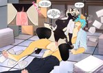 Rating: e
ID: 5605337
Date: 2025-05-28 19:32:53 -0400
Status: active
Score: 22
anthro balls bird_dog black_body black_fur blue_hair bottomwear bottomwear_down breasts canid canine canis clothed clothing collared_shirt dialogue domestic_dog dress_shirt duo erection feet female female_penetrated floppy_ears fur genitals hair hi_res humanoid_genitalia humanoid_penis hunting_dog hyena inside male male/female male_penetrating male_penetrating_female mammal nipple_piercing nipples office open_clothing open_shirt open_topwear pants pants_down paper partially_clothed pawpads penetration penile penile_penetration penis penis_in_pussy piercing retriever sam_(rustydaggers) sex shirt skirt speech_bubble sydney_(thehatmaster) thericegoat topwear unprofessional_behavior vaginal vaginal_penetration yellow_body yellow_fur post #5605337