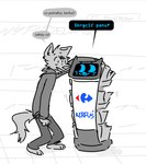 Rating: s
ID: 3639354
Date: 2022-10-20 16:43:41 -0400
Status: active
Score: 144
2022 absurd_res ambiguous_gender anthro bellabot canid canine canis carrefour chips_(food) dialogue domestic_cat domestic_dog duo felid feline felis food hi_res inside kerfus logo male mammal null paws polish_text pudu_robotics screen screen_face softfuzzymike speech_bubble store text translated post #3639354