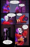 absolutedream absurd_res animated_skeleton asriel_dreemurr bone boss_monster_(undertale) bovid caprine comic dialogue english_text hi_res lizard mammal monster_kid papyrus_(undertale) plant reptile scalie skeleton text undead undertale undertale_(series) vines