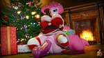 16:9 3d_(artwork) 4k absurd_res animal_genitalia animal_penis anthro anthrofied balls big_breasts breasts christmas christmas_tree conditional_dnp crossgender digital_media_(artwork) equid equine equine_genitalia equine_penis friendship_is_magic ftg_crossgender fti_crossgender genitals gynomorph hasbro hi_res holidays intersex mammal my_little_pony penis pinkie_pie_(mlp) plant solo tree velvet_charm widescreen