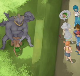 Rating: e
ID: 3320414
Date: 2022-05-07 01:20:46 -0400
Status: active
Score: 280
ash_ketchum breasts brock_(pokemon) butt cheezebawls clothing female generation_1_pokemon group gym_leader hair hi_res human human_on_humanoid humanoid interspecies lana_(pokemon) lillie_(pokemon) long_hair machamp male male/female mallow_(pokemon) mammal misty_(pokemon) nintendo not_furry nude penetration pokemon pokemon_(species) pokephilia sex short_hair size_difference smaller_female smaller_penetrated stealth_sex post #3320414