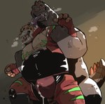 Rating: e
ID: 5506931
Date: 2025-04-15 23:38:53 -0400
Status: active
Score: 37
ambiguous_penetration anthro armor belly big_belly blood blood_in_mouth bodily_fluids bruised bruised_face clothing cum duo felid forced garouzuki genital_fluids godzilla godzilla_(series) hi_res kaiju male male/male mammal nosebleed overweight overweight_male pantherine penetration rape restrained saliva scalie tiger tight_clothing toho post #5506931