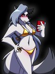 Rating: s
ID: 4835954
Date: 2024-06-07 14:43:47 -0400
Status: active
Score: 47
3:4 absurd_res anthro back-tie_bikini back-tie_clothing back-tie_swimwear bikini bikini_bottom bikini_top black_background black_body black_fur black_nose blush breasts canid canid_demon canine canis cellphone cleavage clothed clothing crotch_blush deerkid demon ear_piercing ear_ring electronics embarrassed eyebrow_piercing eyebrow_ring facial_piercing female fur gold_bikini golden_week grey_hair hair hand_on_hip hellhound helluva_boss hi_res humanoid looking_at_object looking_at_phone loona_(helluva_boss) mammal mythological_canine mythological_creature mythology navel phone piercing red_eyes ring_piercing side-tie_bikini side-tie_clothing side-tie_swimwear simple_background smartphone solo string_bikini swimwear tail triangle_bikini two-piece_swimsuit white_body white_fur wolf post #4835954