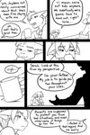 2024 2:3 adolescent adult_(lore) anthro beverage black-kitten black_and_white chair clothed clothing coffee coffee_cup coffee_mug comic container cup daughter_(lore) dialogue digital_drawing_(artwork) digital_media_(artwork) duo english_text father_(lore) father_and_child_(lore) father_and_daughter_(lore) felid feline female fur furniture hair hi_res keith_(black-kitten) line_art lynx male mammal monochrome parent_(lore) parent_and_child_(lore) parent_and_daughter_(lore) serah_(black-kitten) speech_bubble table text young young_anthro