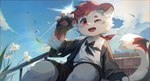 Rating: s
ID: 4126512
Date: 2023-06-22 19:12:24 -0400
Status: active
Score: 27
2023 4_fingers anthro black_bottomwear black_bow_tie black_clothing black_hands black_nose black_shirt black_shorts black_tail black_topwear blush bokeh bottomwear bow_tie cheek_tuft circle_eyebrows claws clothing cloud cuihongshi daisy_(flower) eyebrows facial_tuft finger_claws fingers flower fur gesture gloves_(marking) grass hair hi_res kemono looking_at_viewer low-angle_view male markings multicolored_body multicolored_fur multicolored_tail one_eye_closed open_mouth open_smile pawpads paws pink_pawpads plant ponytail portrait red_arms red_body red_eyebrows red_eyes red_fur red_hair red_tail shirt shorts sitting smile solo sun tail three-quarter_portrait topwear tuft waving waving_at_viewer white_arms white_body white_claws white_fur white_tail young young_anthro young_male post #4126512