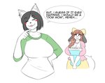 Rating: s
ID: 5651581
Date: 2025-06-18 17:08:52 -0400
Status: active
Score: 16
2016 accessory anthro big_breasts black_hair blep blush blush_stickers bow_ribbon breasts brown_hair canid canine canis centered_hair_bow cleavage closed_smile clothed clothing collarbone daughter_(lore) dialogue digital_drawing_(artwork) digital_media_(artwork) domestic_dog duo english_text eye_through_hair eyebrow_through_hair eyebrows eyelashes eyelashes_through_hair eyes_closed female fur hair hair_accessory hair_bow hair_ribbon half-length_portrait hand_on_hip holly_applebee inner_ear_fluff maggie_applebee mammal mother_(lore) mother_and_child_(lore) mother_and_daughter_(lore) mouth_closed parent_(lore) parent_and_child_(lore) parent_and_daughter_(lore) pink_clothing pink_topwear portrait ribbons simple_background smile speech_bubble tail text theycallhimcake tongue tongue_out topwear translucent translucent_hair tuft white_background white_body white_fur yellow_hair_bow post #5651581