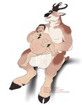 absurd_res anal anal_orgasm anal_penetration anatomically_correct anthro balls belly big_balls big_belly bodily_fluids cum cum_in_ass cum_inflation cum_inside duo eyes_closed genital_fluids genitals hi_res hooves huge_balls huge_belly human human_penetrated humanoid_genitalia humanoid_penis hyper hyper_balls hyper_belly hyper_genitalia inflation kevira065 looking_pleasured male male/male mammal orgasm penetration penis pregnant pregnant_male pronghorn size_difference size_play vein veiny_balls