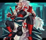 Rating: e
ID: 5619812
Date: 2025-06-04 01:26:25 -0400
Status: active
Score: 21
2025 5_fingers absurd_res alternate_version_at_source animal_mask anthro armor asian_mythology balls_outline beaded_bracelet beaded_jewelry beaded_necklace beads belt big_bulge big_tail biped black_clothing black_coat black_fingerless_gloves black_gloves black_handwear black_legwear black_thigh_highs black_topwear black_underwear blue_claws bracelet braided_hair braided_pigtails bulge canid canine cheek_tuft claws clothed clothing coat colored crouching detailed_background detailed_bulge dewclaw digital_media_(artwork) digitigrade ear_piercing ear_ring east_asian_mythology facial_tuft finger_claws fingerless_gloves fingerpads fingers fluffy fluffy_tail fox fox_mask fox_spirit front_view full-length_portrait fully_clothed fur genital_outline gloves hair handwear hi_res huge_bulge humanoid_hands japanese_mythology jewelry katana legwear long_tongue looking_at_viewer magatama male male_anthro mammal mane mask melee_weapon monotone_body monotone_fur monotone_tail mythology neck_tuft necklace open_clothing open_coat open_topwear outside pawpads piercing pigtails pink_inner_ear pink_pawpads pink_tongue portrait pose red_armor red_eyes ring_piercing rope rope_belt samurai shaded shin_guards shoulder_guards sky solo sword tail teal_claws thick_thighs thigh_highs toe_claws toeless_legwear tongue tongue_out topwear tuft underwear warrior weapon white_body white_ears white_fur white_tail yokai zerolativity post #5619812