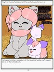 absurd_res ambiguous_gender ambrosia_(rodent_powered) anthro chumouree_(rodent_powered) cinccino dialogue english_text female generation_5_pokemon group hair hay hi_res hybrid loaf_(rodent_powered) minccino moyra_(rodent_powered) narration nintendo pink_hair pokemon pokemon_(species) pokemon_mystery_dungeon rodent_powered_(softestpuffss) softestpuffss spike_chunsoft text tongue trio wall_(structure) wood wood_wall