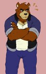 Rating: s
ID: 4932770
Date: 2024-07-21 04:17:59 -0400
Status: active
Score: 8
2024 anthro bear black_bear black_nose blue_bottomwear blue_clothing blue_jacket blue_pants blue_topwear bottomwear brown_body brown_eyes brown_fur chest_markings claws clothed clothing countershade_snout countershading crossed_arms fully_clothed fur hi_res hopelesshighschool jacket juuichi_mikazuki male mammal markings moon_bear morenatsu pants purple_background shirt simple_background snout solo standing tan_body tan_fur topwear ursine white_claws white_clothing white_shirt white_topwear post #4932770