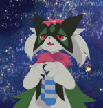 Rating: s
ID: 5098557
Date: 2024-10-06 20:04:07 -0400
Status: active
Score: 222
ambiguous_gender animated anthro biped blinking cosmic_background detailed_background flesh_fang flower front_view fur generation_9_pokemon green_body green_fur holding_scarf math meowscarada multicolored_body nintendo no_sound olyester open_mouth paws pink_body pink_nose plant pokemon pokemon_(species) red_eyes short_playtime solo webm post #5098557