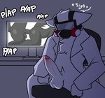 Rating: e
ID: 5184921
Date: 2024-11-16 01:30:46 -0500
Status: active
Score: 581
alliartist anthro balls big_balls big_penis bodily_fluids bottomless bottomless_anthro bottomless_male canid canine canis chair changed_(video_game) clothed clothing coat comic computer_monitor contact_onomatopoeia dark_latex dr._k_(changed) dripping erection furniture gas_mask genital_fluids genitals goo_creature humanoid_genitalia humanoid_penis impact_onomatopoeia jacket lab_coat lin_(changed) looking_at_porn looking_at_viewer male male/male mammal mask masturbation office_chair on_chair onomatopoeia open_clothing open_jacket open_topwear penis plap pornography precum precum_drip puro_(changed) sitting sitting_on_chair sound_effects text topwear wolf post #5184921
