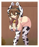 animal_print animal_print_bikini animated annoyed areola arms_above_head bell bell_collar bent_over big_areola bikini bikini_top_pull blush bodily_fluids bound breast_milking breast_pull breasts brown_areola brown_nipples clothing collar cow_print cow_print_armwear cow_print_bikini cow_print_clothing cow_print_thigh_highs cowbell demon exposed_breasts female female_penetrated forced forced_milking from_behind_position goat_demon_humanoid hands_above_head hands_tied horn horn_jewelry hucow huge_filesize humanoid jewelry karynn_(notkarynn) kasamotozero lactating long_playtime machine male male/female male_penetrating male_penetrating_female milk_bucket milking_machine nipple_fetish nipple_piercing nipple_play nipple_pull nipples no_sound pattern_bikini pattern_clothing pattern_swimwear penetration penile penile_penetration piercing projectile_lactation rape sex struggling suction_device swimwear teeth two-piece_swimsuit webm