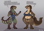 Rating: s
ID: 5366993
Date: 2025-02-11 19:12:53 -0500
Status: active
Score: 108
anthro argument athletic athletic_anthro athletic_female belly belly_overhang big_belly big_breasts big_tail bra breasts brown_body brown_scales claws clothing dialogue dinosaur english_text female hi_res huge_tail jurassic_park kavdragun muscular muscular_anthro muscular_female navel nipples non-mammal_breasts non-mammal_navel non-mammal_nipples one-piece_swimsuit overweight overweight_anthro overweight_female panties prehistoric_species reptile scales scalie sharp_teeth solo swimwear tail teeth text theropod thick_tail thick_thighs tyrannosaurid tyrannosauroid tyrannosaurus tyrannosaurus_rex underwear universal_studios wide_hips post #5366993