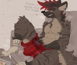 Rating: e
ID: 5297899
Date: 2025-01-09 22:14:18 -0500
Status: active
Score: 332
absurd_res anthro big_bulge bodily_fluids boxers_(clothing) boxers_only brown_body brown_fur bulge clothed clothing controller detailed_bulge ear_piercing ear_ring eye_scar facial_scar food footwear fur gaming genital_outline grin hair hand_in_underwear hi_res holding_controller holding_object hyena male mammal mostly_nude muscular muscular_male musk nick7005 penis_outline piercing pizza red_hair ring_piercing scar shirtless_anthro shirtless_male smile socks solo sweat text topless underwear underwear_only post #5297899