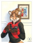 Rating: s
ID: 222886
Date: 2012-06-20 15:47:25 -0400
Status: active
Score: 18
2007 anthro bodily_fluids chakat chakona_space clothed clothing cougar duo felid felid_taur feline female futuristic herm_(lore) inside kacey mammal mammal_taur micro pantherine photo romantic romantic_couple shadowcrest star_trek taur teardrop tears tiger uniform windsong post #222886