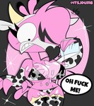 Rating: q
ID: 5598511
Date: 2025-05-25 22:10:03 -0400
Status: active
Score: 3
2025 animal_print animal_print_bikini animal_print_thigh_highs anthro avian beak big_breasts bikini bird black_eyes bovid_horn bovine_horn bra breasts cleavage clothed clothing cow_horn cow_print cow_print_armwear cow_print_bikini cow_print_elbow_gloves cow_print_legwear cow_print_thigh_highs dialogue digital_media_(artwork) english_text eyelashes female flamingo flamma hi_res horn jdone legwear milk navel navel_piercing nipple_outline nipples non-mammal_breasts non-mammal_navel non-mammal_nipples panties pattern_bikini pattern_clothing pattern_legwear pattern_swimwear pattern_thigh_highs piercing pink_body simple_background solo speech_bubble spill spilled_drink spilled_milk spilling_drink swimwear tail text thick_thighs thigh_highs two-piece_swimsuit underwear wet wet_body wet_clothing wide_hips post #5598511