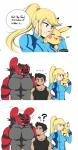 2019 absurd_res ambiguous_gender black_hair blonde_hair blush bodysuit breasts clothed clothing comic crossover daily-incineroar dialogue english_text female fur generation_1_pokemon generation_7_pokemon group hair hi_res human incineroar little_mac long_hair male mammal metroid motion_lines nintendo pikachu pokemon pokemon_(species) ponytail punch-out!! red_body red_fur samus_aran short_hair skinsuit speech_bubble super_smash_bros. text tight_clothing zero_suit