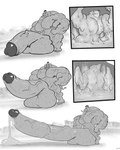 4:5 anthro bear big_butt big_penis bodily_fluids butt cock_vore comic cum cum_vore death digestion digestive_fluids digital_drawing_(artwork) digital_media_(artwork) duo elephant elephantid genital_fluids genitals growth hi_res huge_butt huge_penis humanoid_genitalia humanoid_penis hyper hyper_butt hyper_genitalia hyper_penis inside_balls internal long_penis male male/male mammal muscle_growth muscular muscular_anthro muscular_male penile penis proboscidean uniparasite vein veiny_muscles veiny_penis vore xythan_(character)