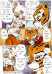 2015 ailurid anthro better_late_than_never comic daigaijin dialogue dreamworks english_text felid female kung_fu_panda male mammal master_shifu master_tigress painting_(artwork) pantherine red_panda text tiger traditional_media_(artwork) url watercolor_(artwork)