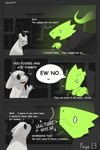 Rating: q
ID: 5539729
Date: 2025-04-30 15:09:00 -0400
Status: active
Score: 273
absurd_res ambiguous_gender anthro asmallotter black_eyes bodily_fluids comic detailed_background dialogue duo feral gastropod green_body green_lizard_(rain_world) hi_res inside lizard_(rain_world) lizardman mollusk page_number pipe predator/prey profanity rain_world scalie slug slugcat speech_bubble suggestive_dialogue survivor_(rain_world) sweat sweatdrop underground videocult white_body white_eyes post #5539729