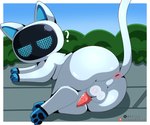 Rating: e
ID: 5398211
Date: 2025-02-26 00:11:20 -0500
Status: active
Score: 73
2024 animal_genitalia animal_penis anus artist_name astro_(astro_bot) astro_bot_(series) backsack balls big_butt blue_eyes butt cloudeon colored digital_drawing_(artwork) digital_media_(artwork) english_text erection felid feline feline_genitalia feline_penis feral genitals gloves_(marking) hi_res leg_markings looking_at_viewer looking_back lying machine male mammal markings narrowed_eyes on_ground on_side outside patreon pawpads paws penile_spines penis perineum plant quadruped question_mark raised_tail rear_view robot robot_feral screen screen_face shaded shrub socks_(marking) solo sony_corporation sony_interactive_entertainment tail tail_anus tapering_penis text url white_body post #5398211