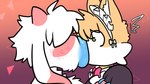 Rating: q
ID: 5605543
Date: 2025-05-28 21:22:42 -0400
Status: active
Score: 5
16:9 anthro blue_lips bovid canid canine caprine caught_off_guard clothing donut_mouth duo eyeless face_in_mouth fox fur goat green_eyes hand_on_chest hi_res horn hybrid hyper hyper_lips khloe_prower kiss_on_lips kissing lips maid_headdress maid_uniform male male/male mammal midnite_fsnax orange_background orange_body orange_fur purple_background rox_(midnite_fsnax) simple_background surprised_expression thick_lips trans_(lore) trans_man_(lore) uniform white_body white_fur widescreen post #5605543