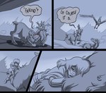 1_eye anthro antlers berdly climbing comic deltarune extreme_size_difference female feral flying group horn human kris_(deltarune) larger_female larger_feral leaning_down lynxgriffin mammal monster noelle_holiday ralsei red_eyes riding size_difference sleeping smaller_female smaller_human smile susie_(deltarune) undertale_(series)