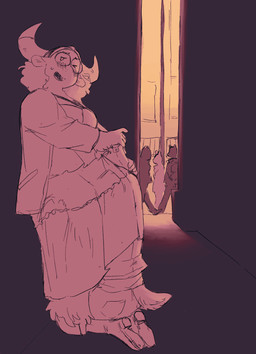 Rating: e
ID: 5148521
Date: 2024-10-30 07:24:32 -0400
Status: active
Score: 52
2024 alley ambiguous_gender anthro big_horn blush bovid bovine cattle clothing crown digital_drawing_(artwork) digital_media_(artwork) dress duo_focus eyewear female female/ambiguous glasses group headgear hi_res horn implied_oral kneeling looking_pleasured mammal millke_(millkefats) millkefats open_mouth sex sex_under_clothing stealth_sex tail tiara trans_(lore) trans_woman_(lore) under_dress post #5148521