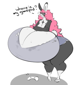 Rating: q
ID: 5611648
Date: 2025-05-31 14:09:20 -0400
Status: active
Score: 28
absurd_res anthro ash_(persipeach) big_breasts breasts clothed clothing digital_media_(artwork) english_text eyewear female fur gaming glasses grey_body grey_fur hair hi_res huge_breasts hyper hyper_breasts lagomorph leporid looking_at_viewer mammal nerd open_mouth persipeach pink_hair playing_video_game rabbit solo text thick_thighs topwear white_body white_fur post #5611648