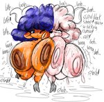 afro angry anthro belly big_breasts black_nipples blue_eyes bodily_fluids boing bovid breast_squeeze breasts butt caprine curled_hair duo embarrassed female female/female freckled_breasts freckled_face freckled_legs freckled_shoulders freckled_thighs freckles fur genitals hair horn horns_touching huge_breasts hyper hyper_breasts insult insulting_partner looking_at_another looking_pleasured mammal nipples pink_nipples rogywantscoffee roxy_(rogywantscoffee) sheep splash splashing_water squeezing sweat sweatdrop sweaty_belly sweaty_body sweaty_breasts sweaty_butt sweaty_face sweaty_genitalia tan_body tan_fur tanned tanned_skin wool_(fur)