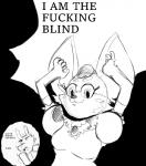 american_opossum anthro arms_bent black_and_white breasts canid canine clothing dress duo duwang english_text eyelashes female fennec_fox fox friedrich_(poppy_opossum) heart_catchlight heart_eyes heart_symbol jojo's_bizarre_adventure jojo_quote kit_darling kl0ndike male mammal marsupial meme monochrome monodelphis poppy_opossum pose profanity raised_arms raised_hand smile text true_fox