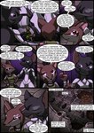 2016 absurd_res amethyst_(kitfox-crimson) anthro armor black_body black_fur brianna_(kitfox-crimson) brown_body brown_fur building city colored comic dasyurid dasyuromorph dialogue dialogue_box english_text female fur hi_res in_our_shadow kitfox-crimson machine male mammal marsupial mecha murid murine numbat pipa_(kitfox-crimson) purple_eyes quoll rat red_eyes rodent speech_bubble text