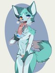 absurd_res anthro autofellatio canid canine clothing digital_media_(artwork) face_mask femboy fur genitals glowing green_body green_fur heterochromia hi_res hoodie male mammal mask masturbation non-euclidean_masturbation oral oral_masturbation panties penile penile_masturbation penis portal portal_autofellatio portal_mask portal_masturbation portal_panties portal_penis ricky945 shaded smaller_version_at_source solo thinking_with_portals topwear underwear valve vein veiny_penis