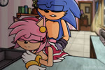 2024 3:2 accessory alternate_costume alternate_universe ambiguous_penetration amy_rose animated anthro anthro_on_anthro anthro_penetrated anthro_penetrating anthro_penetrating_anthro bangs bent_over bouncing_butt breasts butt butt_jiggle clothed clothed_sex clothing digital_media_(artwork) duo ear_piercing ear_ring eulipotyphlan exposed_breasts eyes_closed female female_penetrated from_behind_position gloves handwear hedgehog hi_res holding_arm jiggling kitchen long_playtime male male/female male_penetrating male_penetrating_female mammal married_couple music penetration penile penile_penetration piercing realdash ring_piercing sega sex shaking sonic_the_hedgehog sonic_the_hedgehog_(series) sound tail teeth webm