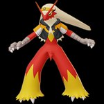 1:1 3d_(artwork) alpha_channel anthro blaziken clothing digital_media_(artwork) generation_3_pokemon holowear_(pokemon) low_res nintendo official_art orange_clothing orange_unite_style_blaziken pokemon pokemon_(species) pokemon_unite solo thumbnail